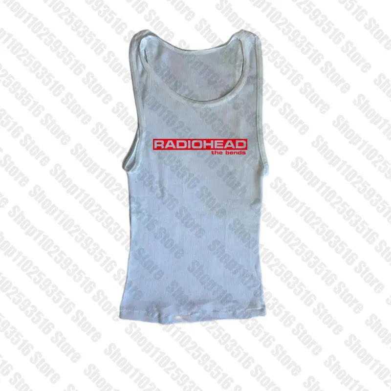 Crop top emo gothic damski z nadrukiem vintage grunge Brązowy