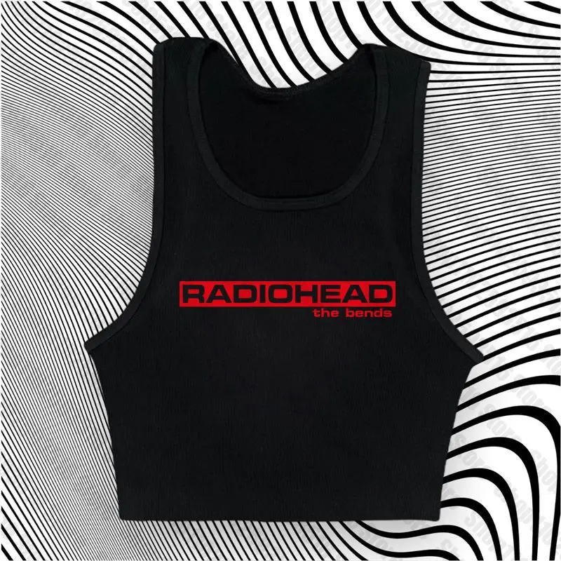 Crop top emo gothic damski z nadrukiem vintage grunge Niebieski