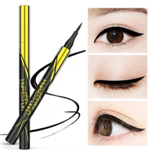 Czarny eyeliner w płynie — precyzyjna kreska, szybkoschnący Błękitny