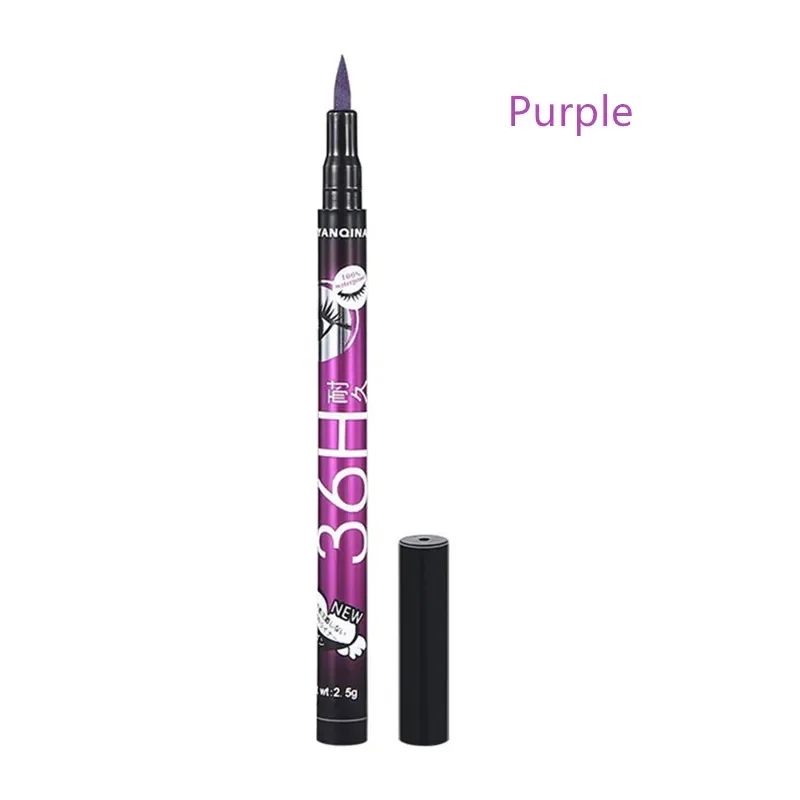 Czarny eyeliner w płynie wodoodporny długotrwały precyzyjny Khaki