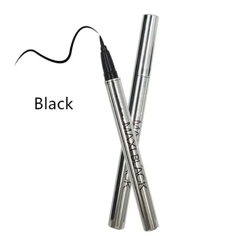 Czarny eyeliner w płynie wodoodporny długotrwały precyzyjny Czekolada