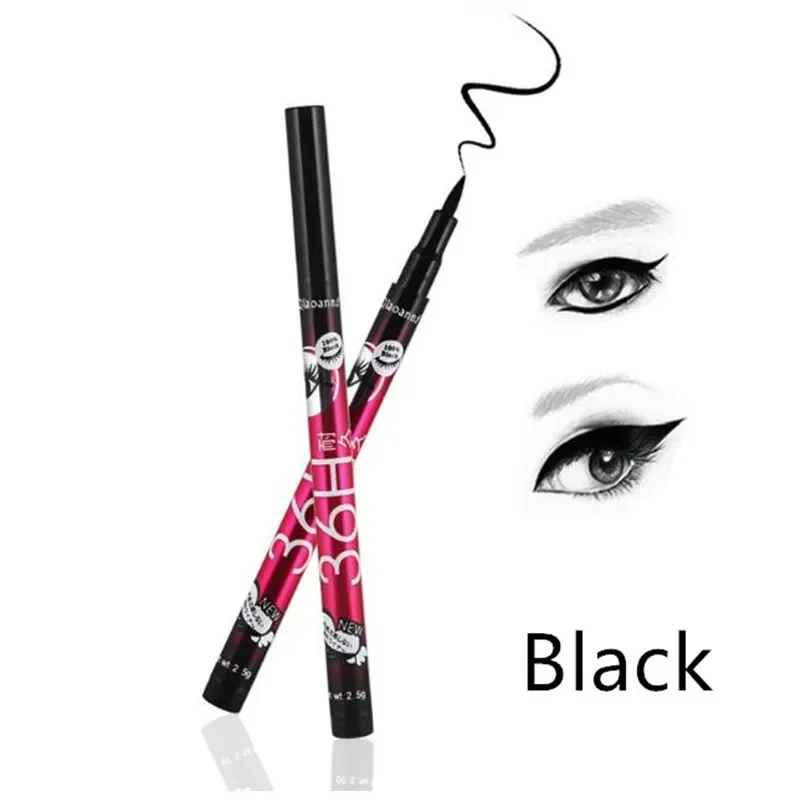 Czarny eyeliner w płynie wodoodporny długotrwały precyzyjny Jasnozielony