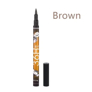 Czarny eyeliner w płynie wodoodporny długotrwały precyzyjny Jasnożółty