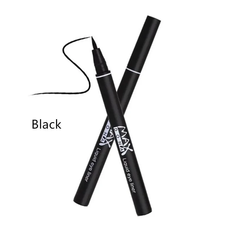 Czarny eyeliner w płynie wodoodporny długotrwały precyzyjny Niebieski