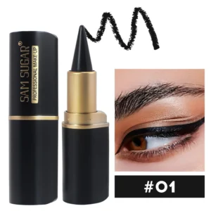 Czarny eyeliner żelowy wodoodporny 24h szybkoschnący Armijna zieleń