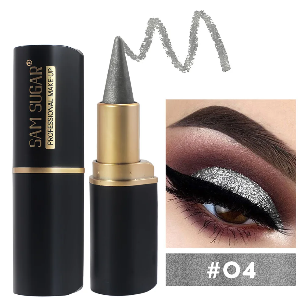 Czarny eyeliner żelowy wodoodporny 24h szybkoschnący Ciemny niebieski