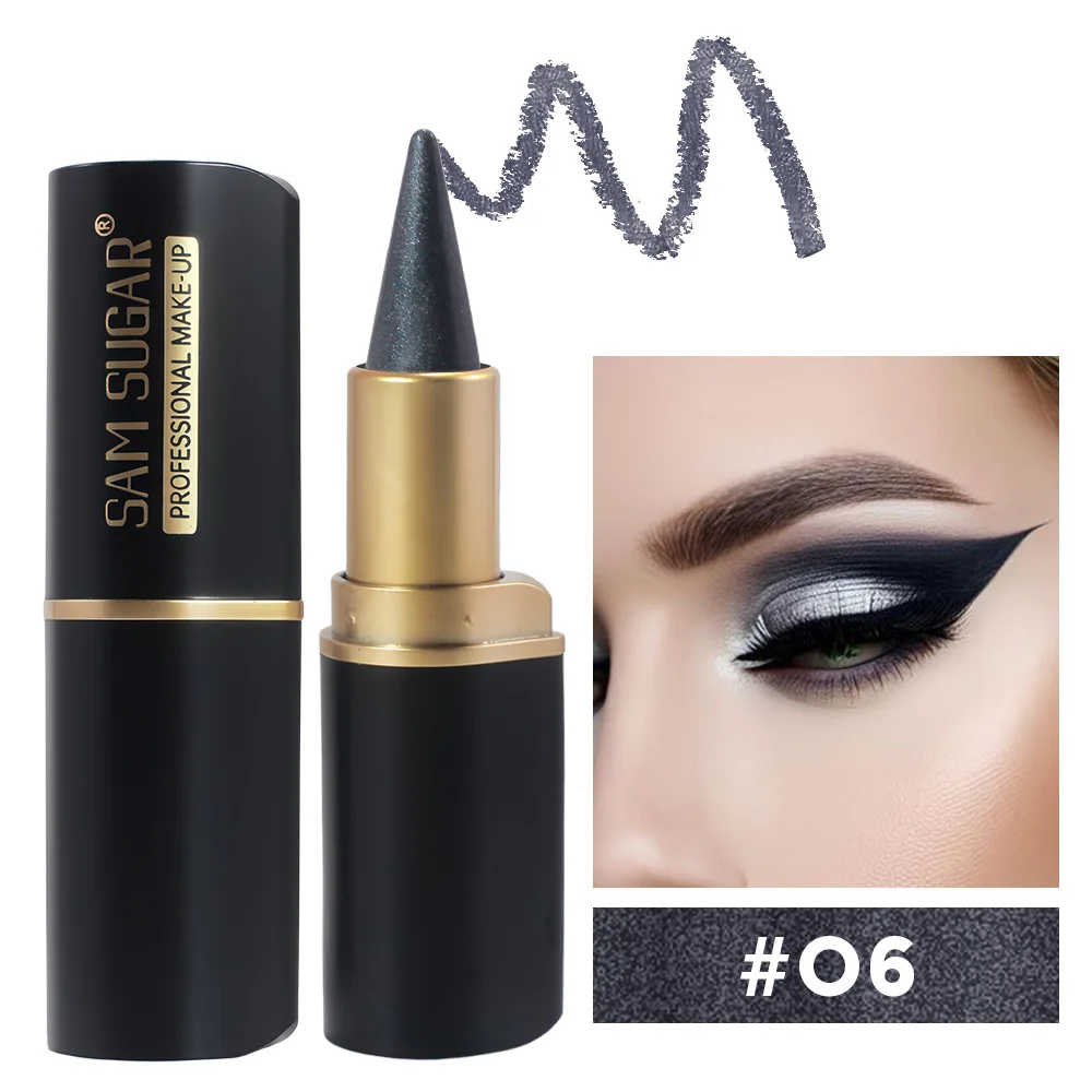 Czarny eyeliner żelowy wodoodporny 24h szybkoschnący Różowy