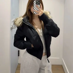 Damska kurtka safari z kapturem w stylu vintage Harajuku Zielony