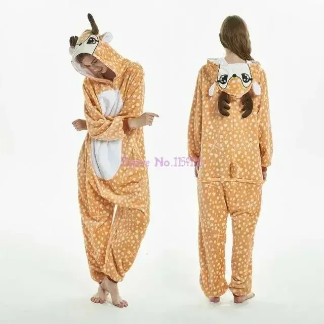 Damska piżama kigurumi onesie jednorożec - flanela z kapturem Mięta
