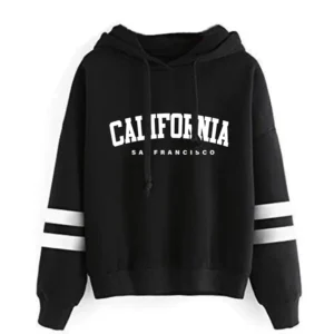 Damski dres California z paskami bluza i spodnie casual Kolba