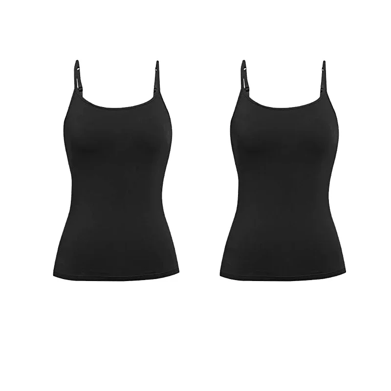 Damski top na ramiączkach bralette - zestaw 2 sztuk Błękitny