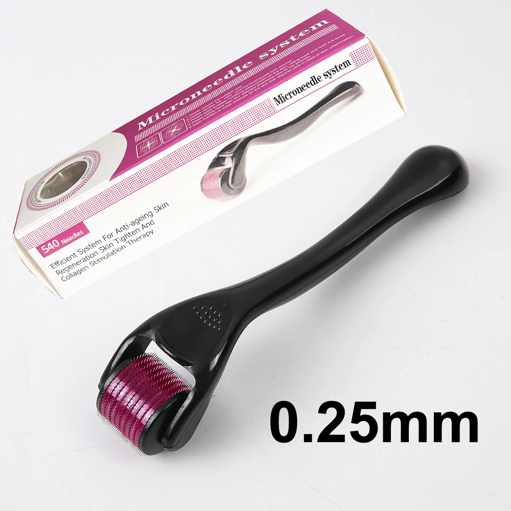 Derma Roller 540 igieł do mikronakłuwania twarzy i ciała
