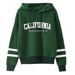 Dres damski California z paskami: bluza i spodnie street style Pomarańczowy