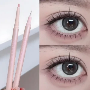 Dwustronna kredka do rzęs 2w1 cień i eyeliner wodoodporny Błękitny
