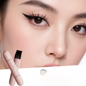 Dwustronny eyeliner z aplikatorem skrzydełek — wodoodporny i odporny na pot Czekolada