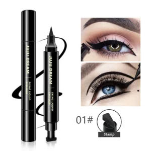 Dwustronny pisak do oczu 2 w 1 — eyeliner i cień Czarny