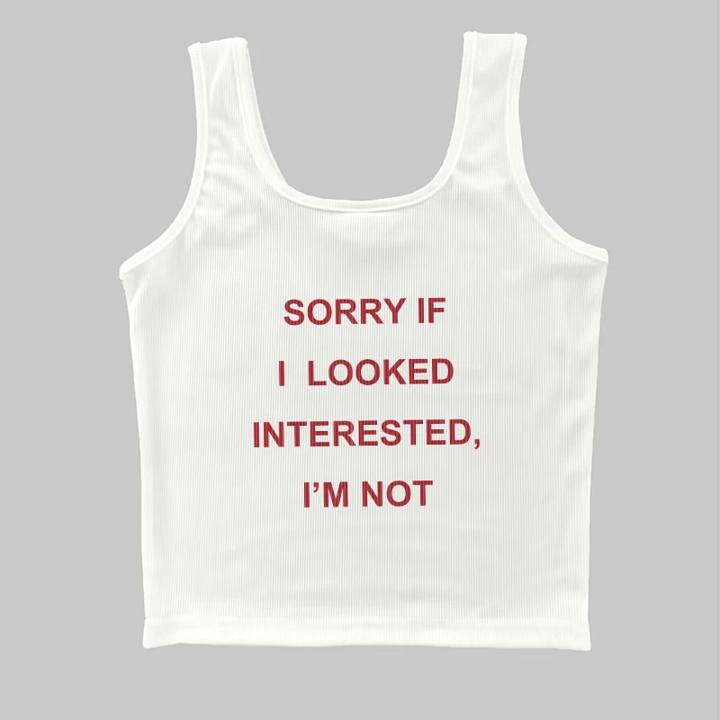 Estetyczny crop top bez pleców Y2K z napisem damski Zielony