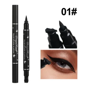 Eyeliner 2w1 z pieczątką butterfly i gwiazdkami Armijna zieleń
