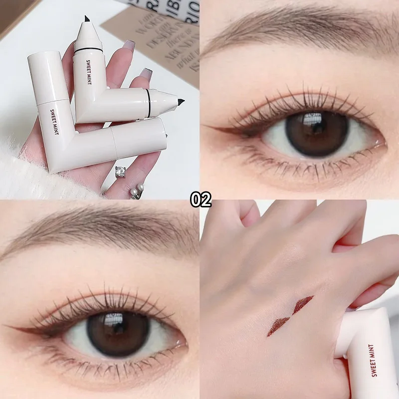 Eyeliner z aplikatorem pomocnik dla początkujących dwa kroki Błękitny