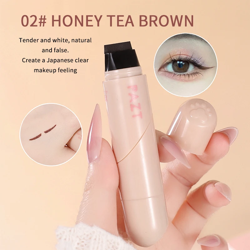 Eyeliner z aplikatorem pomocnik dla początkujących dwa kroki Czekolada