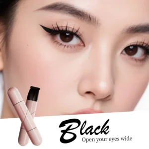 Eyeliner z rotacyjną pieczęcią – DIY skrzydełka, płynny długopis Armijna zieleń
