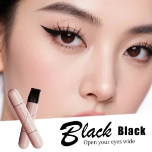Eyeliner w kształcie serca z podwójną końcówką – trwały, wodoodporny Armijna zieleń