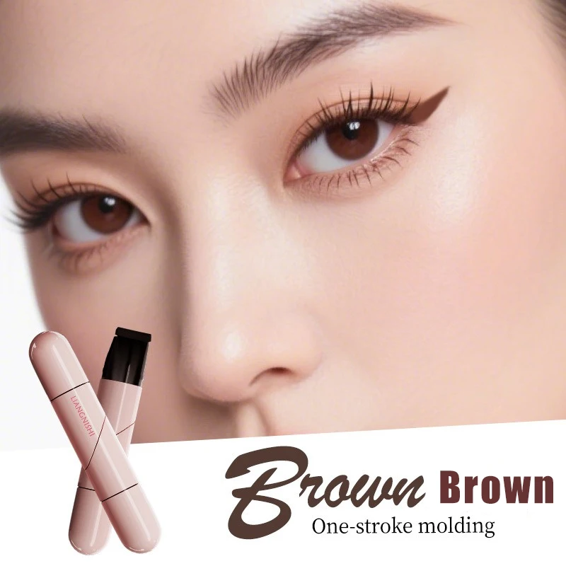 Eyeliner w kształcie serca z podwójną końcówką – trwały, wodoodporny Błękitny