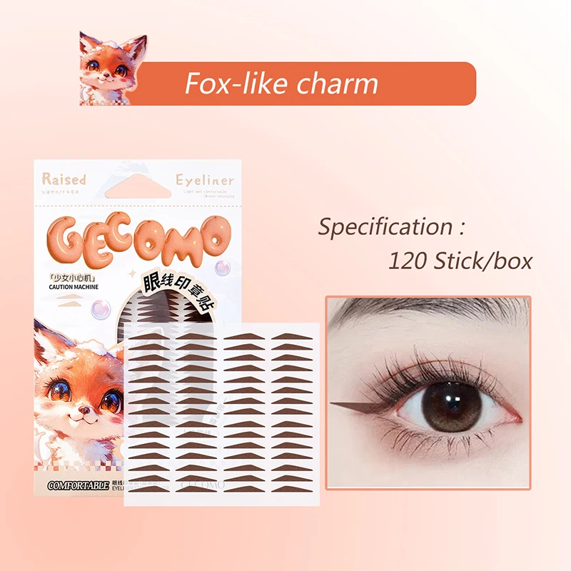 Eyeliner z pieczątkowym aplikatorem do kociego oka — wodoodporny Błękitny