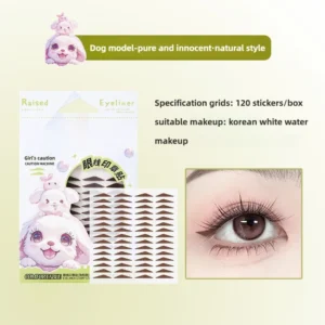 Eyeliner stempel wodoodporny koreański naturalny brąz Armijna zieleń
