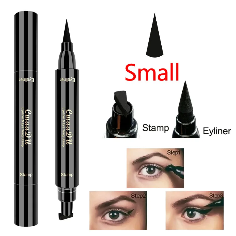 Eyeliner ze stempelkiem – wodoodporny szybkoschnący pisak Jasnożółty