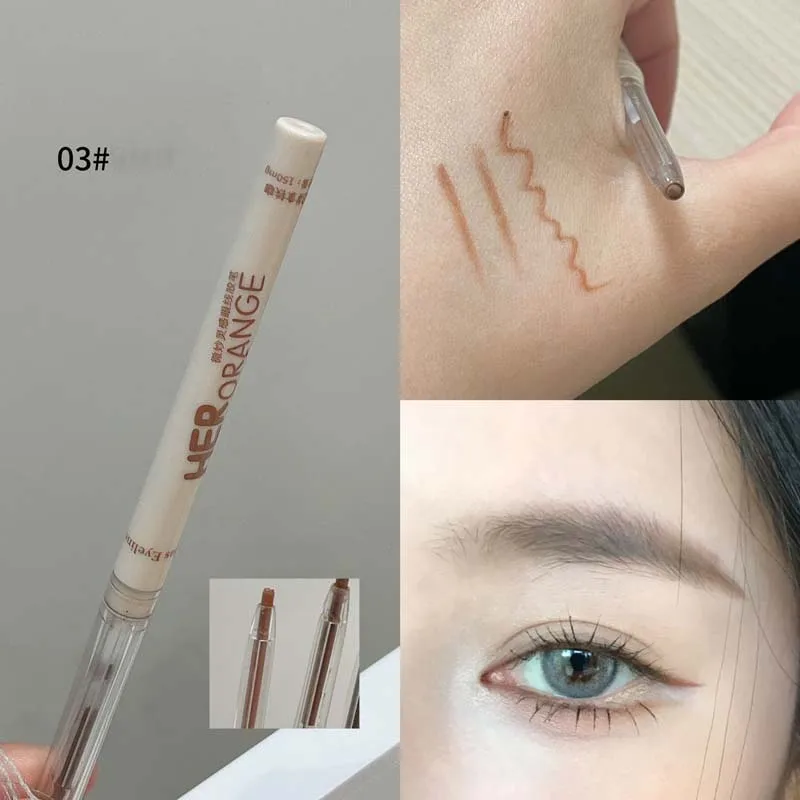 Eyeliner żelowy w długopisie 5 kolorów — kawa latte i czekolada Czekolada