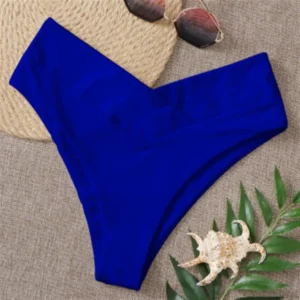 Figi bikini cheeky z wysokim stanem — brazylijskie stringi Ciemnoszary