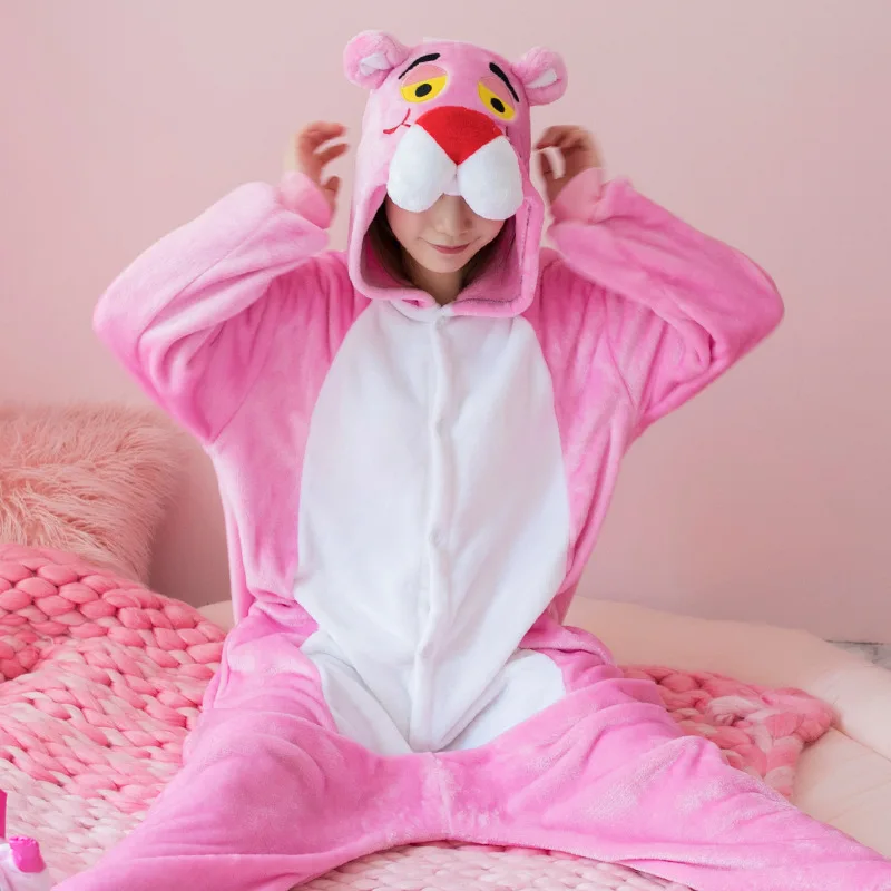 Flanelowa piżama onesie dla kobiet – kombinezon zwierzęcy cosplay Kolba