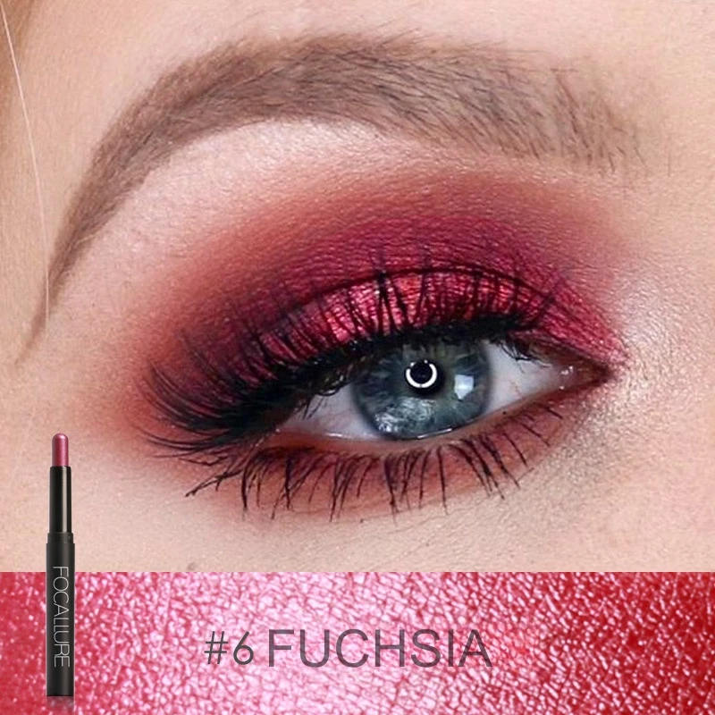 FOCALLURE 24 kredki cieni do powiek brokatowe shimmer zestaw Jasnozielony