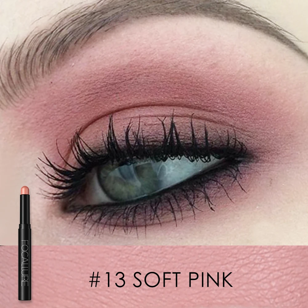 FOCALLURE 24 kredki cieni do powiek brokatowe shimmer zestaw Różowy