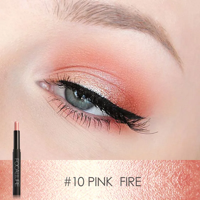 FOCALLURE 24 kredki cieni do powiek brokatowe shimmer zestaw śliwka