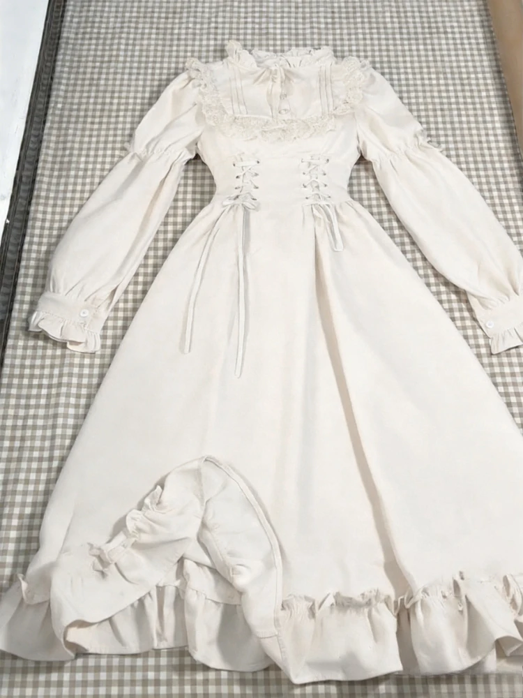 Francuska sukienka midi w stylu vintage w kratę 11786