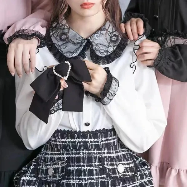 Gotycka koronkowa spódnica mini na szelkach w stylu Lolita Zielony