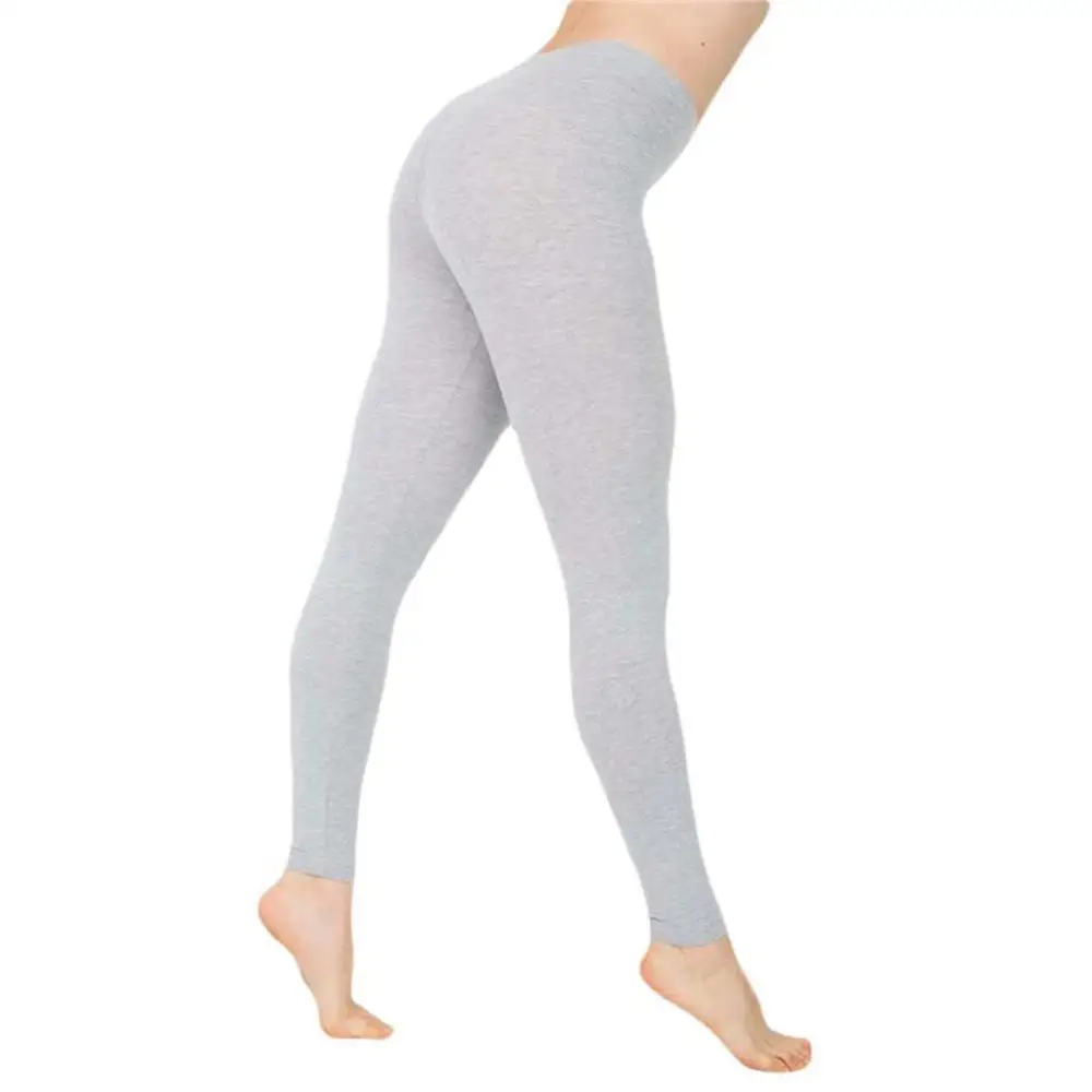 Jednokolorowe legginsy Milk Silk rozciągliwe z wysokim stanem Niebieski