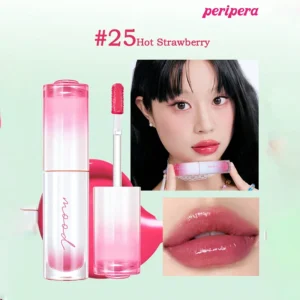 K-Beauty błyszczyk do ust z lustrzanym połyskiem 16H Róża czerwona