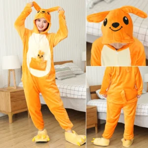 Kigurumi Kangur - ciepła piżama onesie damska Beżowy