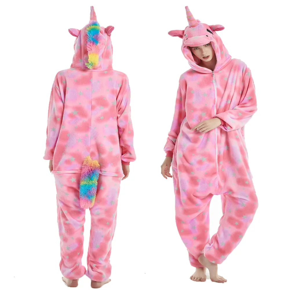 Kigurumi kombinezon zwierzęcy z kapturem plus size Kolba