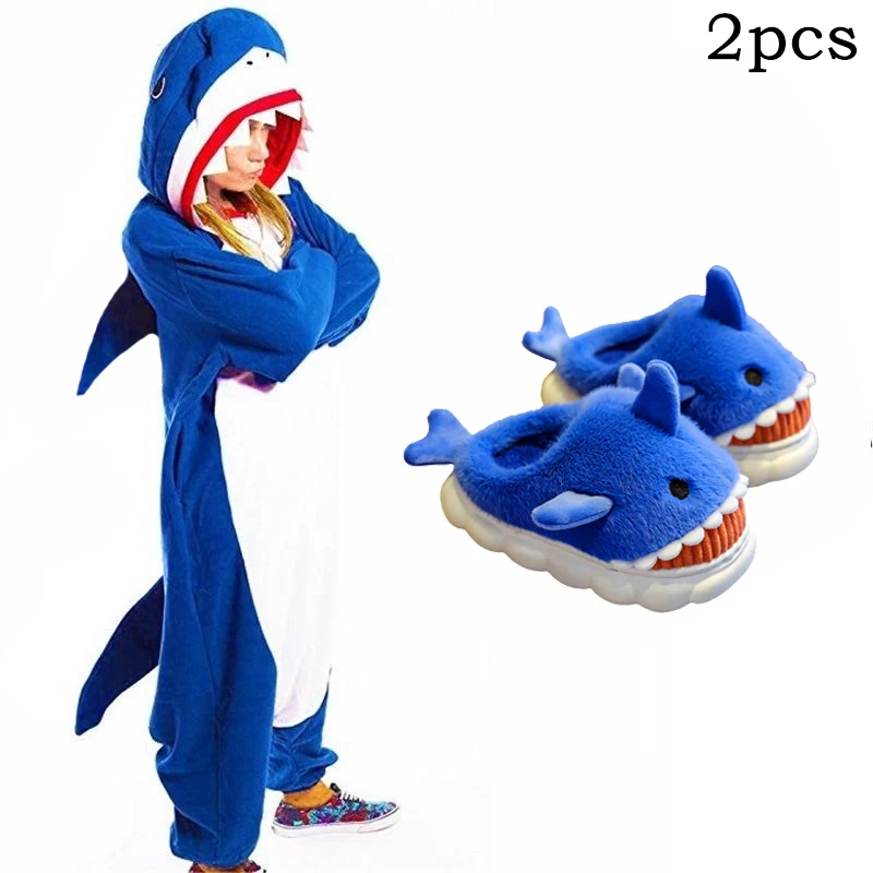 Kigurumi rekin – ciepłe onesie damskie do spania i na imprezę Beżowy
