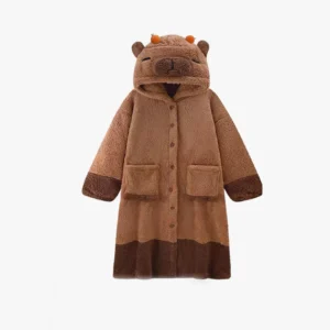 Kombinezon kigurumi kapibara onesie do spania Szary