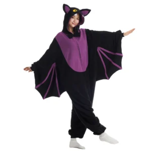 Kombinezon kigurumi nietoperz na Halloween