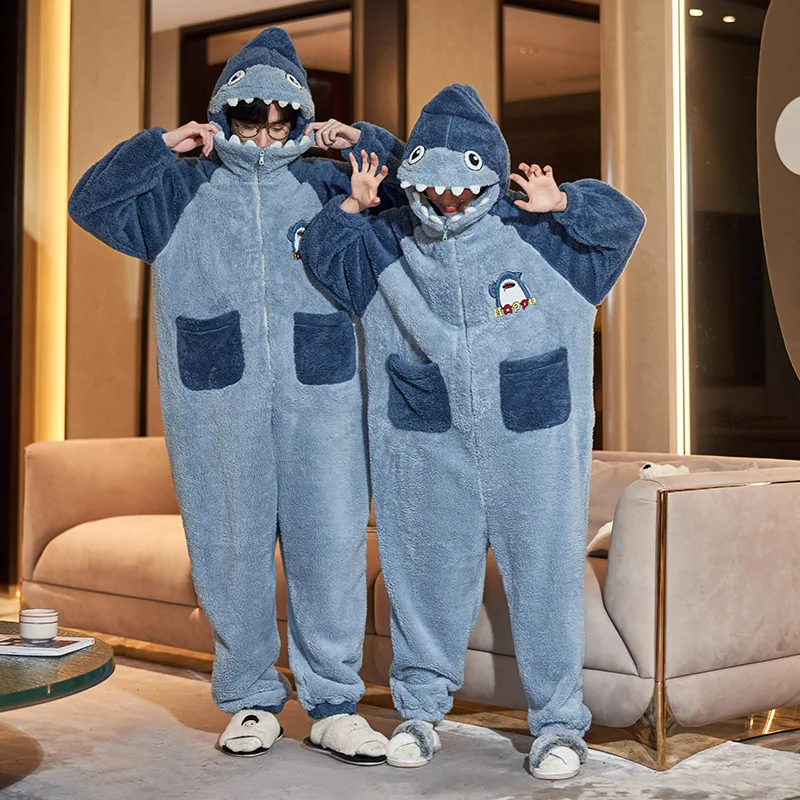 Kombinezon kigurumi potwór ciepła piżama onesie Ciemnoszary