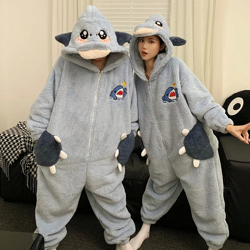 Kombinezon kigurumi potwór ciepła piżama onesie Szary