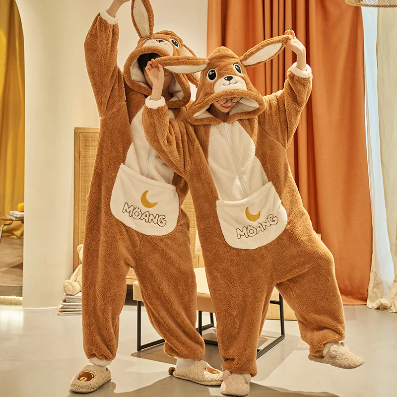Kombinezon kigurumi potwór ciepła piżama onesie Złoto