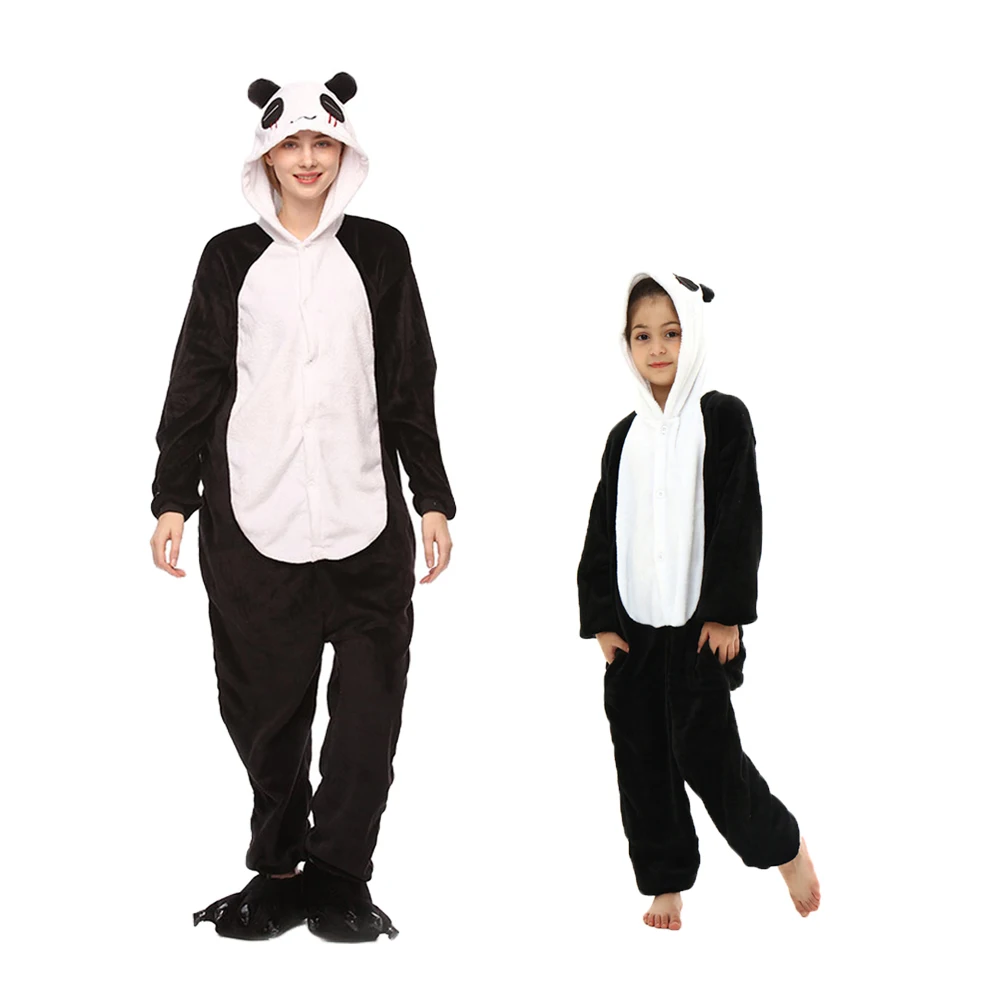 Kombinezon piżamowy Kigurumi w kształcie zwierzątka — jednoczęściowy Beżowy