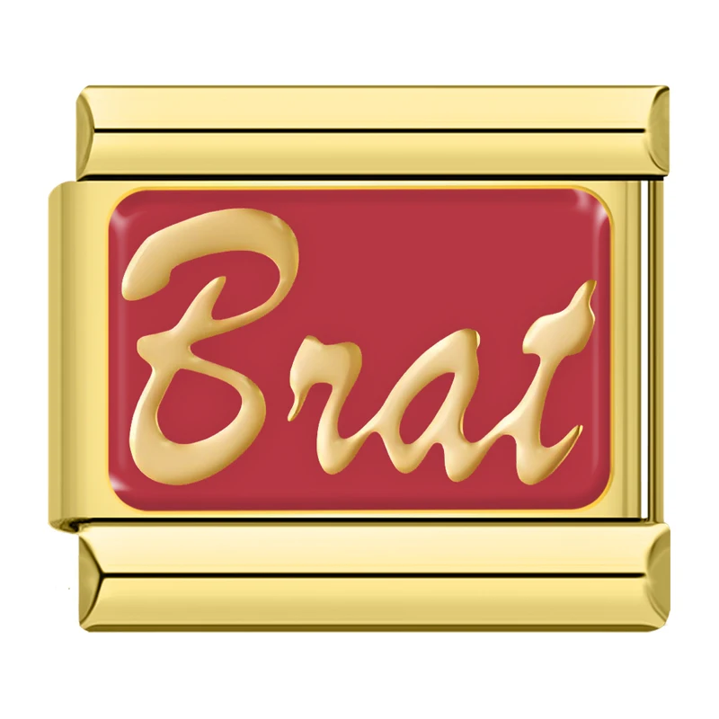 Koralik charms do bransoletki - gwiazda, kwiat, sowa Ciemny czerwony